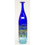 Signed art glass bottle