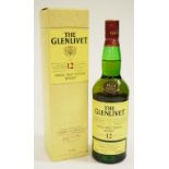 Bottle Glenlivet 12 years old Single malt whisky