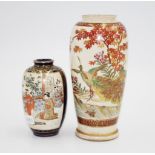 Two various Japanese Satsuma vases