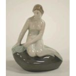 Copenhagen porcelain mermaid figurine