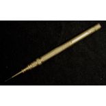 Samuel Mordan gold plated mechanical pencil