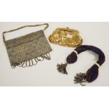 Two antique ladies evening bags