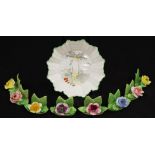 Set eight Coalport ceramic menu holders