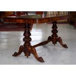 Good 19th century rosewood table