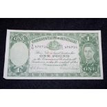 Australian George VI One pound note
