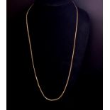 9ct yellow gold matinee length necklace