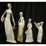 Four Spanish figurines