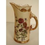 Royal Worcester blush ivory water jug