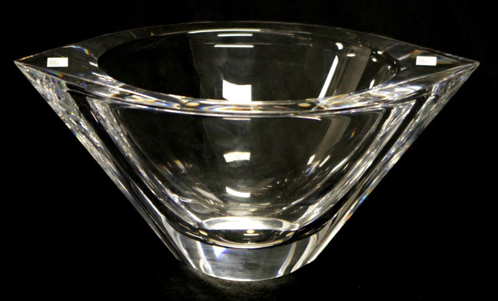 Good Orrefors heavy crystal bowl