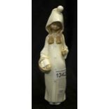 Lladro Shepherd girl with stick