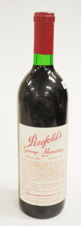Bottle Penfolds 1985 Grange Hermitage wine