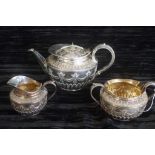 Victorian HM Sterling silver teaset