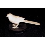 1920's Japanese carved ivory bird figure