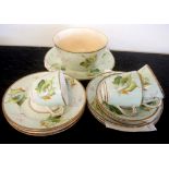 Victorian part tea service