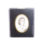 Boxed Royal Worcester QE II 1953 coronation brooch