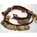 Vintage Indian coin necklace