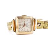 18ct yellow gold cocktail watch