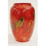 Royal Doulton Flambe vase