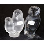 Baccarat Crystal Owl