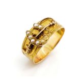 Victorian 18ct yellow gold ring