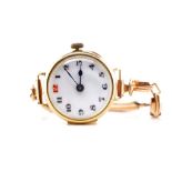 Antique 15ct yellow gold watch