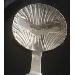 George III silver tea caddy spoon