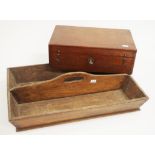 Vintage cedar instrument box