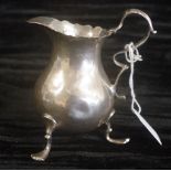 George II sterling silver cream jug