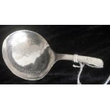 George III silver tea caddy spoon