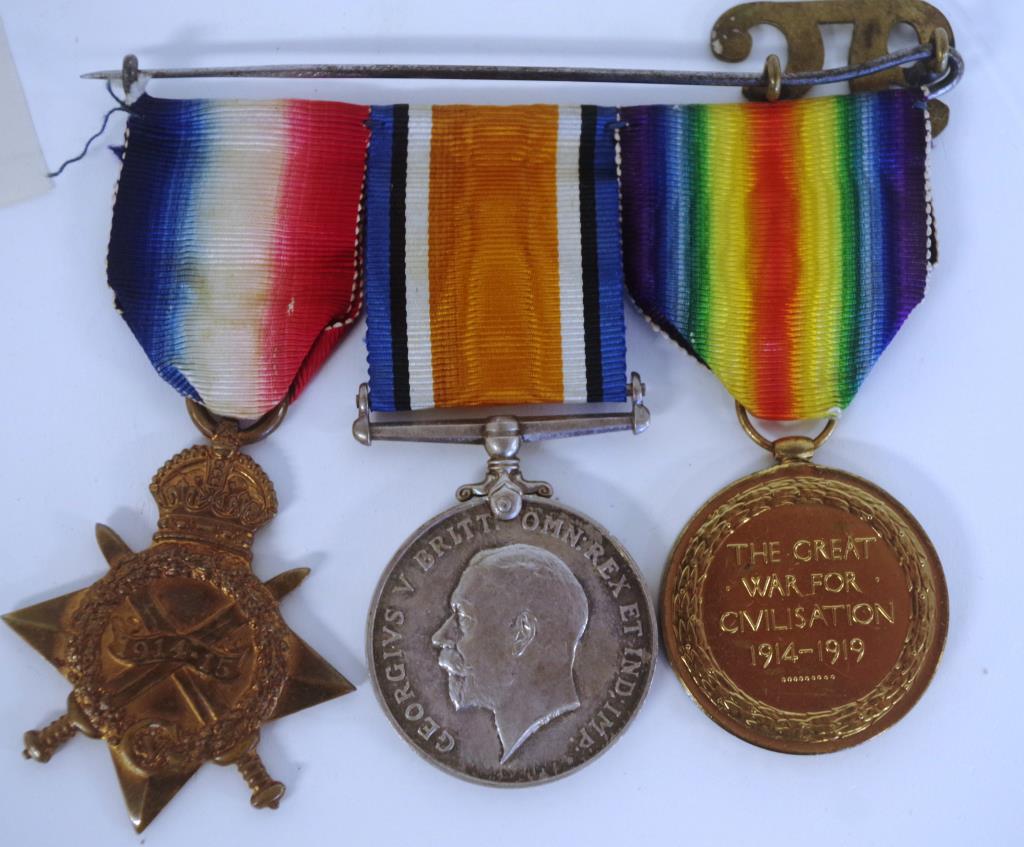 Set of three Australian WWI war medals - Image 2 of 3