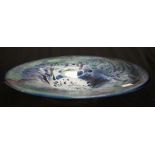 Japanese Studio Glass shallow bowl