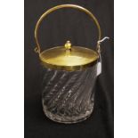 Vintage Baccarat crystal biscuit barrel