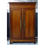 Large French provincial oak armoire