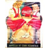 Framed Coca Cola print