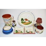 Eight Torquay Ware / motto ware collectables