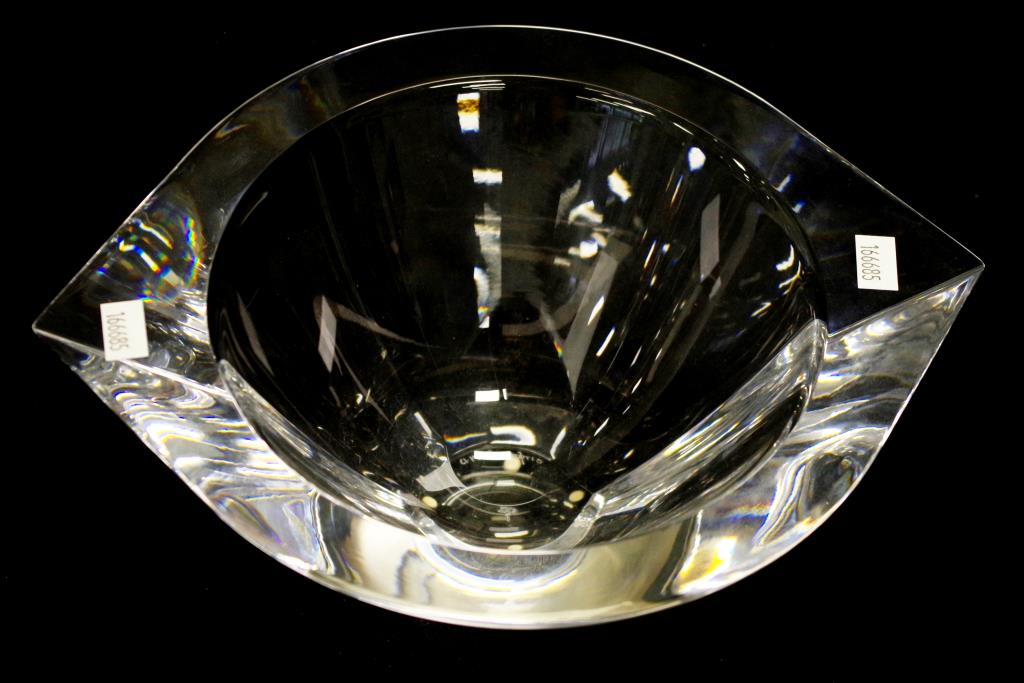 Good Orrefors heavy crystal bowl - Image 2 of 4