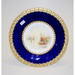 Mid Victorian hand painted plate