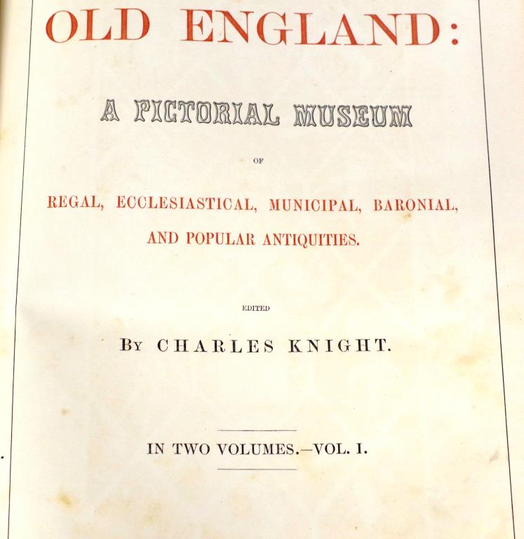 Two Vols: "Old England" a pictorial museum - Image 2 of 4