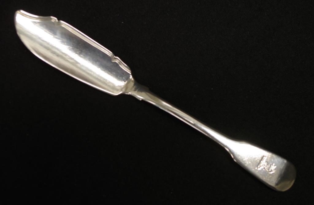 George IV sterling silver butter knife