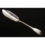 George IV sterling silver butter knife