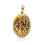 Victorian yellow gold locket for restoration