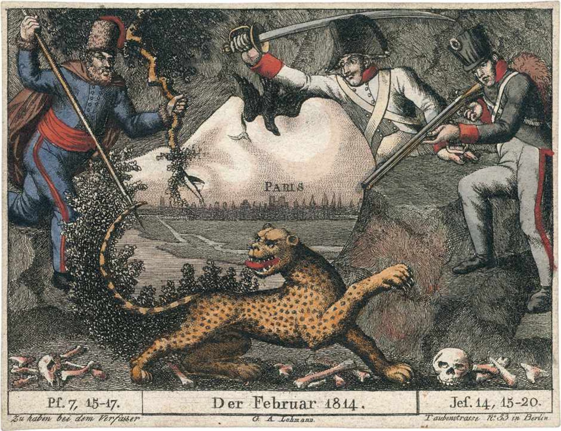 Lehmann, Gottfried Arnold und Bonaparte, Napoleon: Der Februar 1814