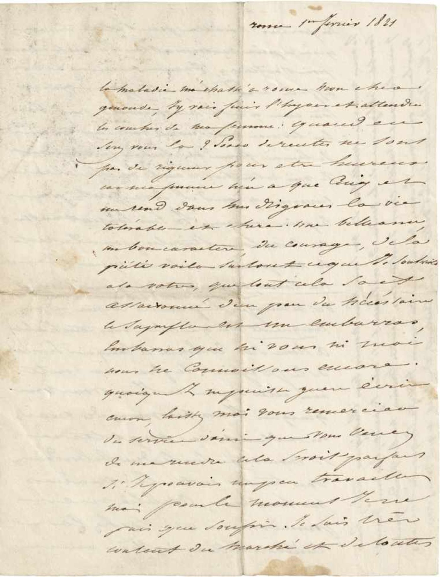 Lamartine, Alphonse de: 3 Briefe an Eugène de Genoude<