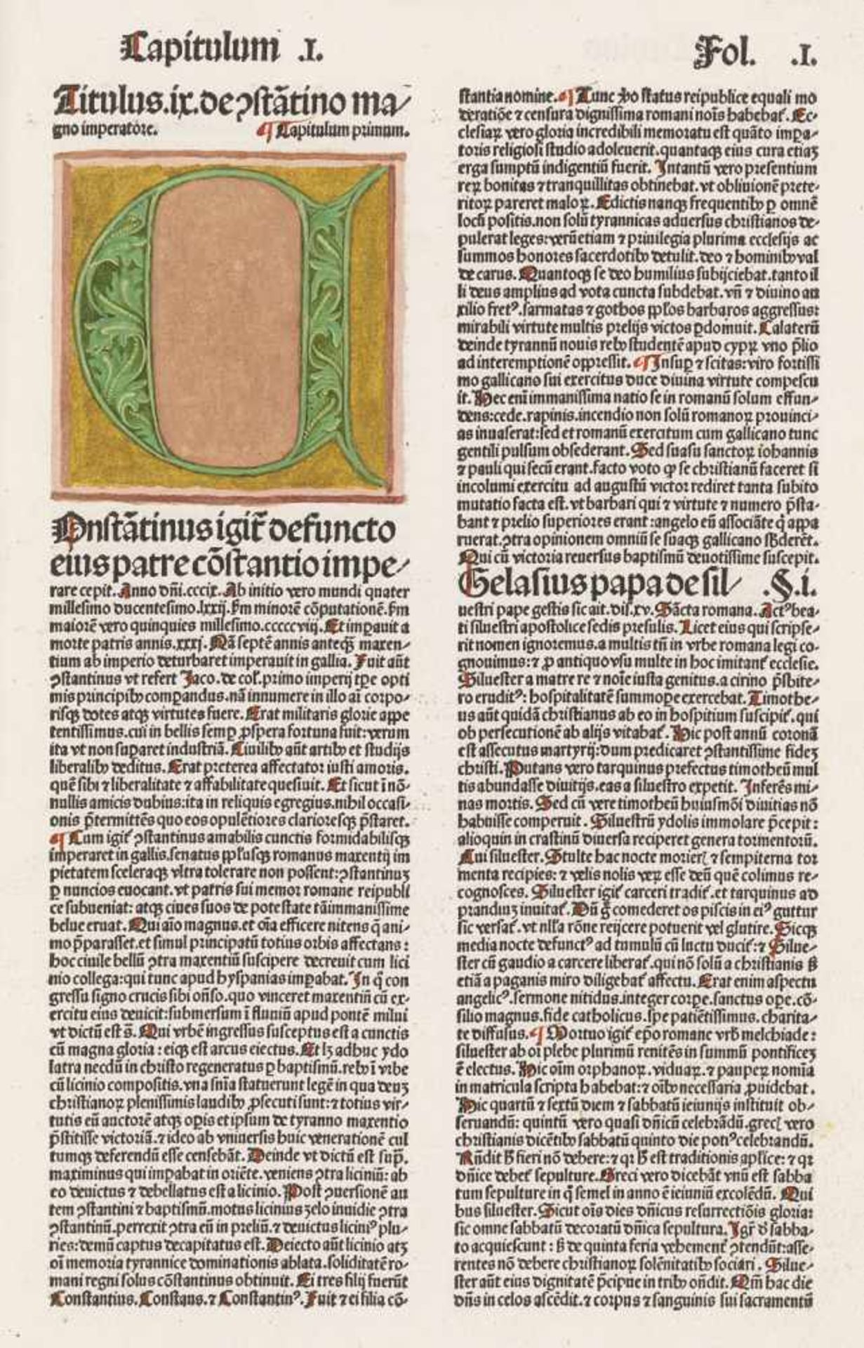Antoninus Florentinus: Chronicon. Nürnberg: Anton Koberger, 31.VII.1484.< - Bild 3 aus 4