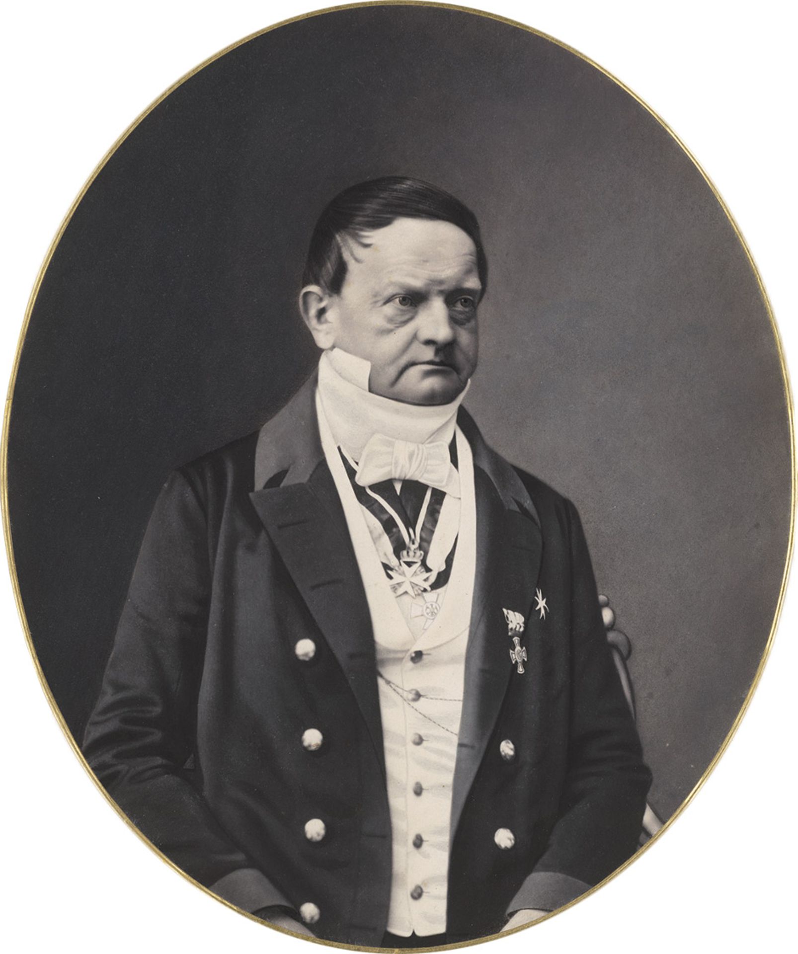 Prussia: Portrait of Carl Ludwig Wilhelm Graf Finck von FinckensteinPhotographer: Lutze & Witte.