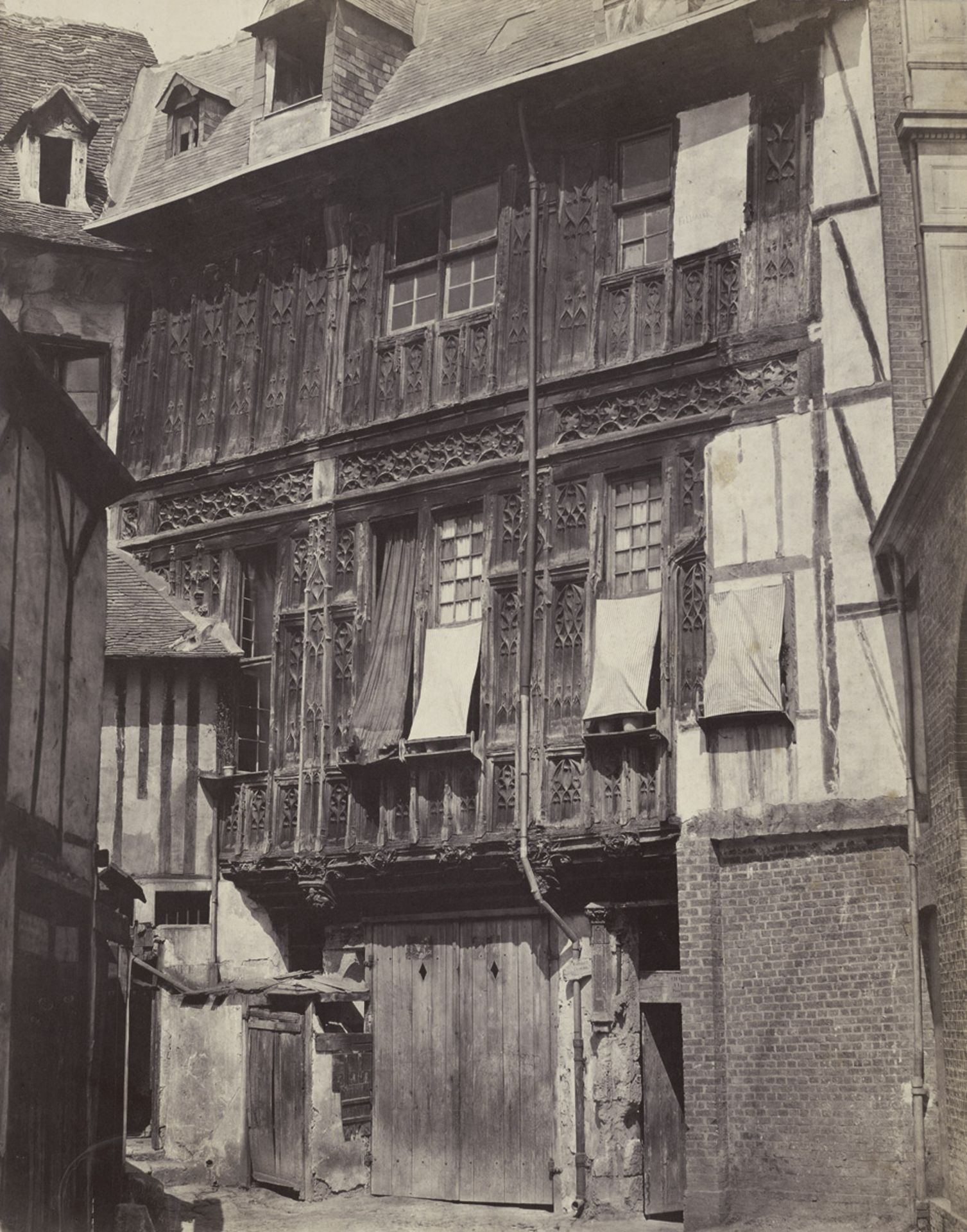 Bisson frères: Rouen, remains of the Abbey Saint-ArmandRouen, remains of the Abbey Saint-Armand.