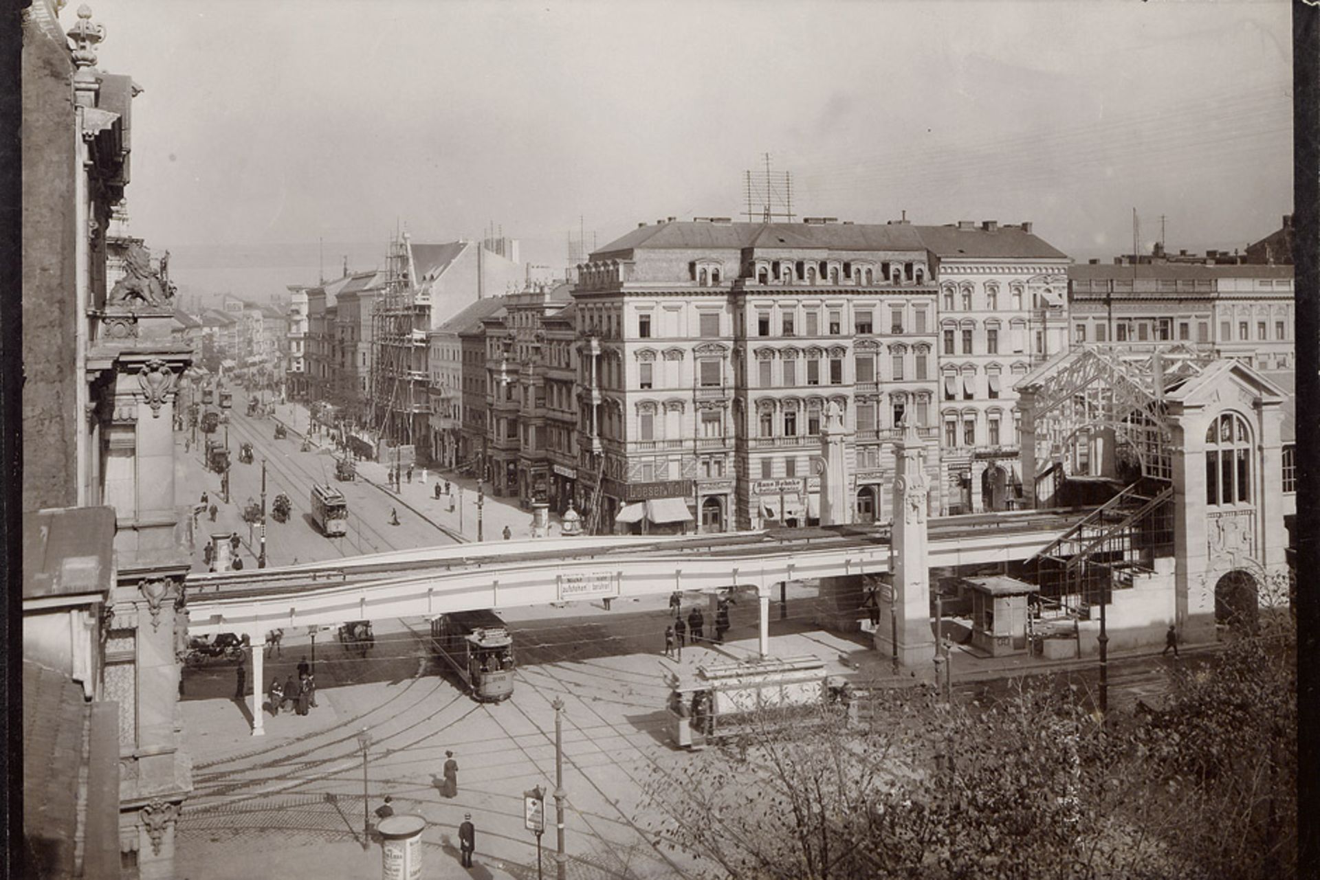 Sparke, Oskar: Views of BerlinViews of Berlin. Circa 1900. 7 vintage collodion paper prints. Each