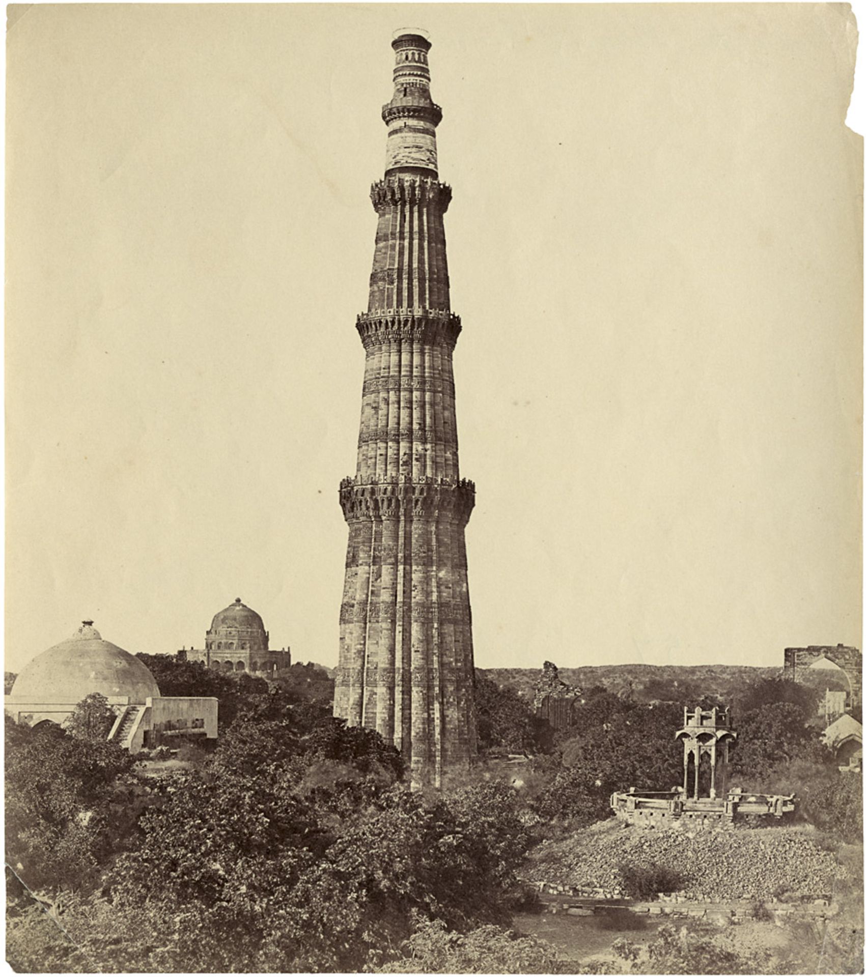 India: The Qutub Minar, Delhi and other views of IndiaPhotographer: Felice Beato (attributed to,