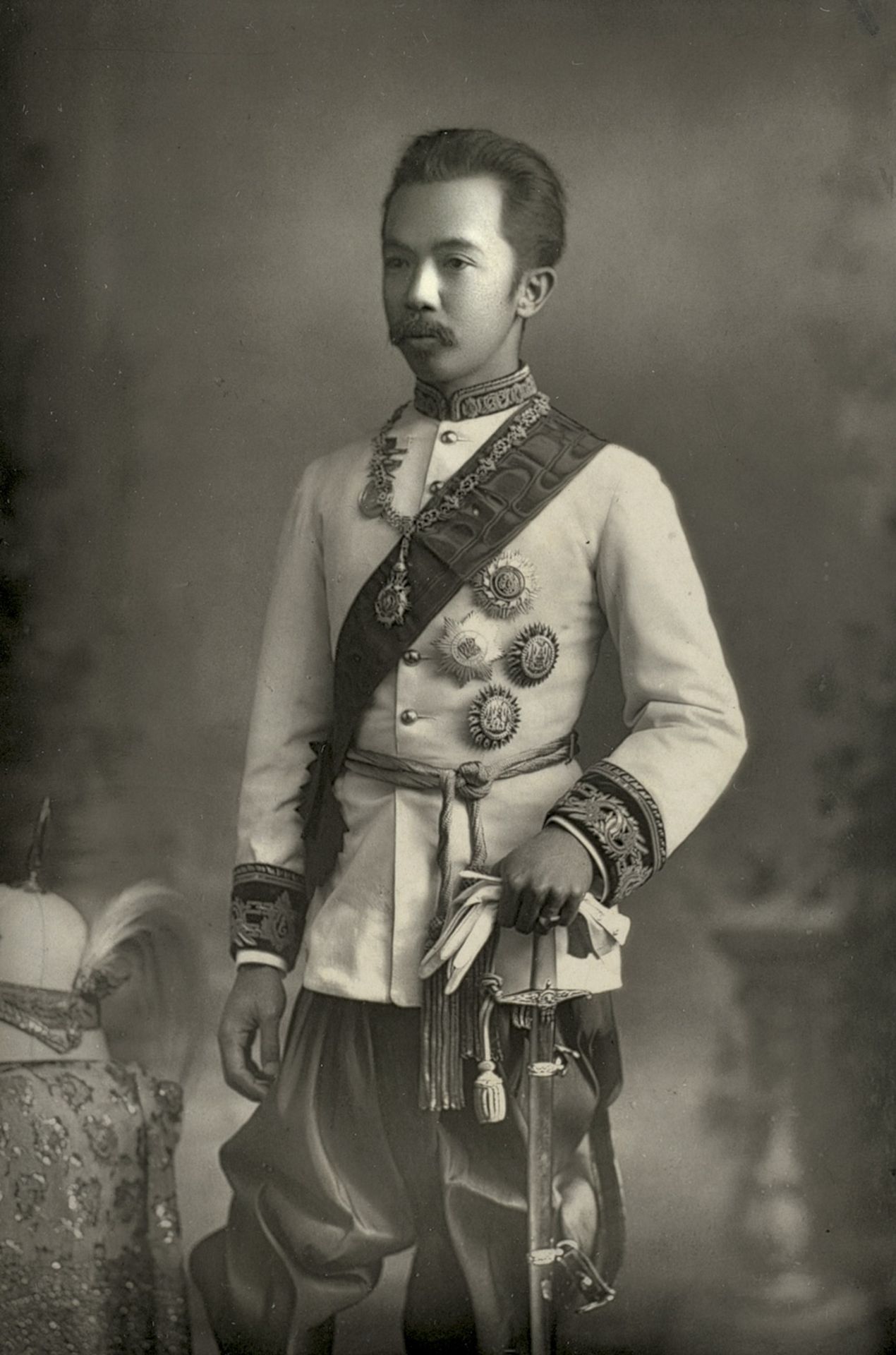 Siam: Prince Damrong RajanubhabPhotographer unknown. Prince Damrong Rajanubhab (1862-1943), the