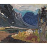 Richard, René: Herbstlandschaft am Rivière Malbaie